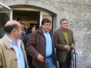 Visita de Javier Fernandez y Alejandro Vega